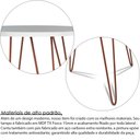 Ver imagem 3 de Conjunto Jogo 2 Mesas Redonda de Canto Cambridge Tripé Cobre/Branco