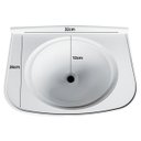 Ver imagem 4 de Gabinete Suspenso Para Banheiro Com Lavatório Branco | 2 Portas | Astra