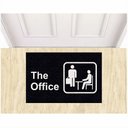 Ver imagem 1 de Tapete Capacho Divertido The Office o Escritório Decorativo.:preto/60x40 Cm.