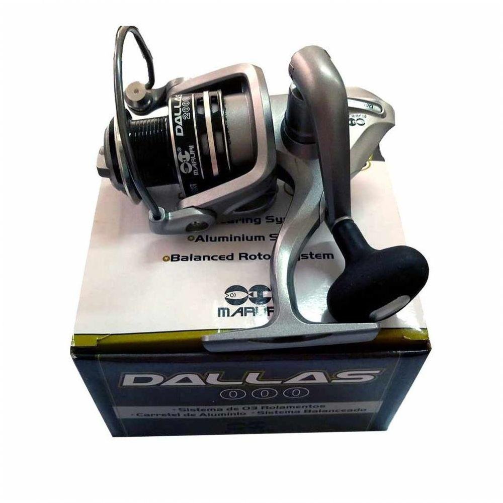 Molinete para Pesca Maruri Dallas 1000 3 Rolamentos - 4