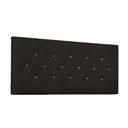 Ver imagem 1 de Cabeceira Painel Tânia Para Cama Box Solteiro 90 cm Corino Marrom - D’Rossi