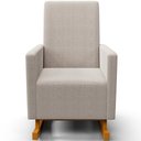 Ver imagem 3 de Poltrona de Amamentação com Balanço Ravena W01 Bouclê Creme - Lyam Decor