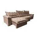 Ver imagem 7 de Sofá Retrátil e Reclinável 3,55m Cama inBox Big Fresh com SoftGel D40 Velupluma Castor