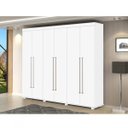 Ver imagem 1 de Guarda-Roupa Casal 6 Portas 4 Gavetas Barcelona Pelaio Móveis