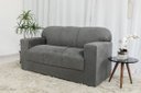 Ver imagem 3 de Sofá 3 Lugares Xaropinho Suede Cinza - Al Móveis