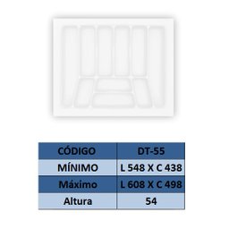 Organizador de Talher Ajustável Medidas Máximas: 608mm X 498mm) Og-55 - 3