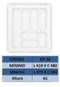 Ver imagem 3 de Organizador de talher ajustável Medidas máximas: 479mm X 540mm) OG-56