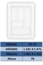 Ver imagem 3 de Organizador de talher ajustável Medidas máximas: 391mm X 531mm) OG-57