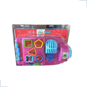 Ver imagem 2 de Brinquedo Didático Centro Atividades Blocos Encaixar Infantil Bebês:pink