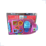 Brinquedo Didático Centro Atividades Blocos Encaixar Infantil Bebês:pink - 2
