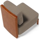 Ver imagem 2 de Poltrona Decorativa Living Pés Madeira Hungria L02 Couríssimo Camel Bouclê Bege - Lyam