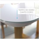Ver imagem 5 de Conjunto Sala De Jantar 6 Lugares Mesa Slim Cadeiras Cinza