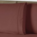 Ver imagem 2 de Jogo de Cama Lençol King Conforto Percal 300 Fios 3 Peças - Vinho