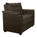 Ver imagem 3 de Sofá 2 Lugares Confortável Pequeno 140cm Small Cores Herrero Cor:marrom Escuro