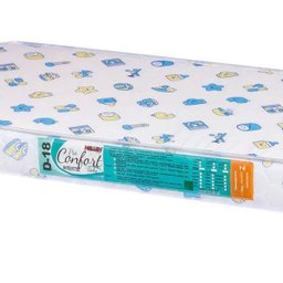 Colchão Berço Hellen para Nacional Liso Azul - Hellen - Azul - 2