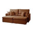 Ver imagem 7 de Sofá 3 Lugares Retrátil Reclinável 194cm Adams Linho K01 - D'rossi