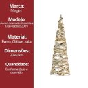 Ver imagem 6 de Mini Árvore Aramada Cone Rústica Juta e Algodão Decor 20cm - Magizi