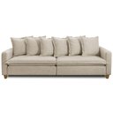 Ver imagem 2 de Sofá Retrátil para Sala Living 3 Lugares 230cm Lake F04 Linho Bege - Lyam Decor