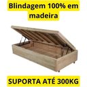 Ver imagem 2 de Box Baú Solteirão Blindado na Chapa de Madeira - Diversas Cores (96x203x42) - Corino Branco