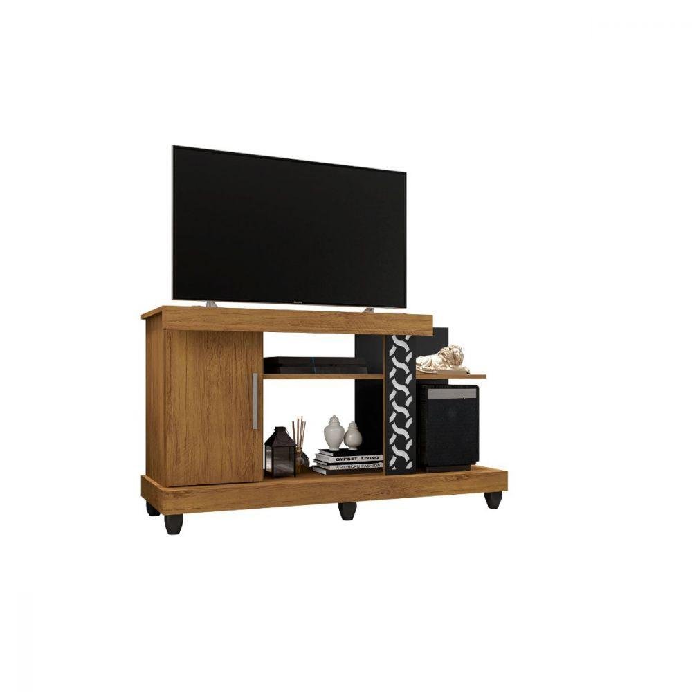 Rack Tv Até 40 Pol. Canadá Freijó Preto Velluto | MadeiraMadeira