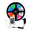 Ver imagem 2 de Kit Fita Led Rgb 5050 Rolo 5m Com Fonte E Controle Econômica