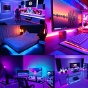 Ver imagem 6 de Kit Fita Led Rgb 5050 Rolo 5m Com Fonte E Controle Econômica