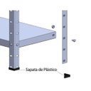 Ver imagem 3 de Estante Aço Multiuso 90x80x28cm 3 Prateleiras até 20Kg para Bandeja Eaf007 - Elite Aço - Branco