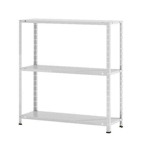 Estante Aço Multiuso 90x80x28cm 3 Prateleiras até 20Kg para Bandeja Eaf007 - Elite Aço - Branco