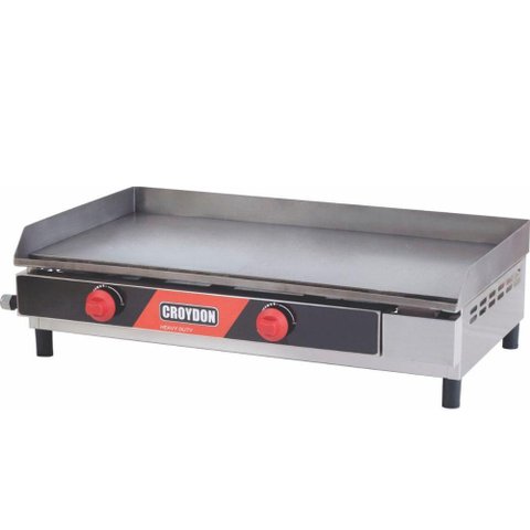 Chapa a Gás Queimador Gaveta 80x40 Fg08 Croydon Chapa para Lanches 80x40