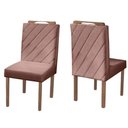 Ver imagem 6 de Conjunto Sala De Jantar 4 Lugares Mesa Cadeiras Off White