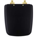 Ver imagem 1 de Assento Sanitário Mdf Soft Close Boss Matte Black (preto Fosco) para Vaso Incepa com Ferragem
