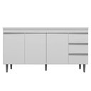 Ver imagem 1 de Balcão de Pia Andreia 150cm 3 Portas e 3 Gavetas - Moveis Leartam