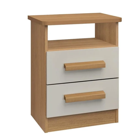 Mesa de Cabeceira Firenze Cinamomo/Off - D Doro Móveis