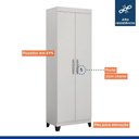 Ver imagem 2 de Armário Multiuso 2 Portas com Chave Asteca Valdemóveis