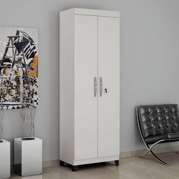 Armário Multiuso 2 Portas com Chave Asteca Valdemóveis - 3