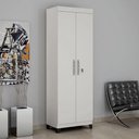 Ver imagem 3 de Armário Multiuso 2 Portas com Chave Asteca Valdemóveis