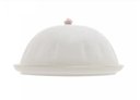 Ver imagem 1 de Manteigueira de Porcelana Flower Branco 16cm X 10cm X 9cm - Wolff