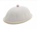 Ver imagem 4 de Manteigueira de Porcelana Flower Branco 16cm X 10cm X 9cm - Wolff