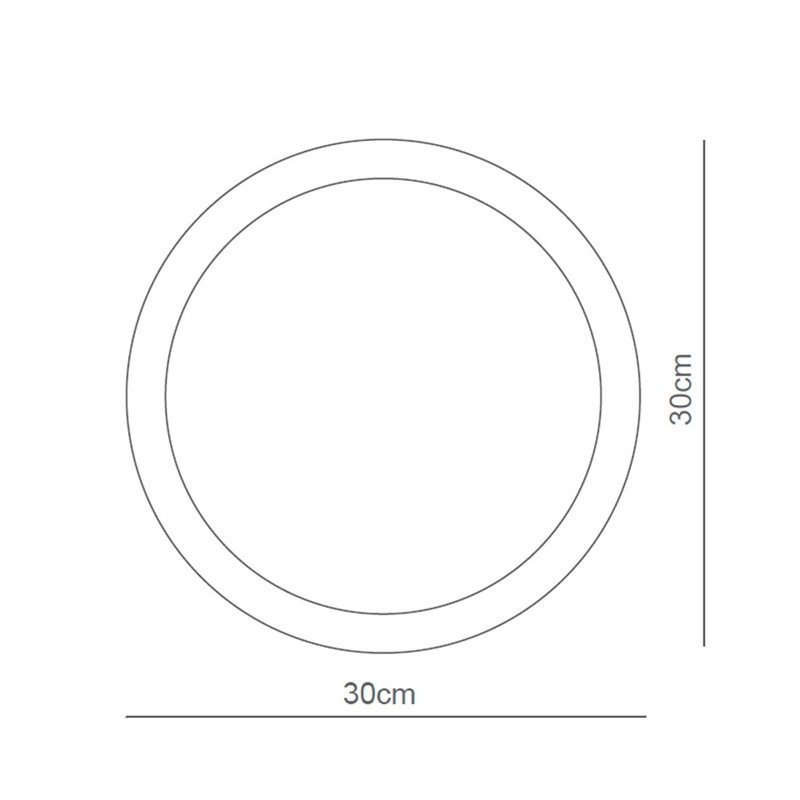 Plafon Led Sobrepor Redondo 24w Yamamura - 3