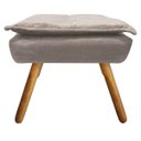 Ver imagem 3 de Puff Decorativo Opala Suede Bege