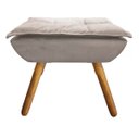 Ver imagem 2 de Puff Decorativo Opala Suede Bege