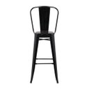 Ver imagem 1 de Banqueta Alta com Encosto Iron Industrial Rivatti