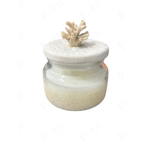 Vela Aromática Oceano em Vidro Areia Aq0022 Btc