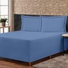Jogo de Lençol Conjugado para Cama Box Casal Versatile com Fronhas 03 Peças - Capa Luva Percal 300 F - 1