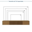 Ver imagem 4 de Rack Suspenso Ripado para TV até 75 Polegadas Planejado 180cm Aruá CabeCasa MadeiraOriginals Marrom Jatobá
