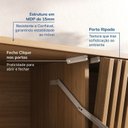 Ver imagem 7 de Rack Suspenso Ripado para TV até 75 Polegadas Planejado 180cm Aruá CabeCasa MadeiraOriginals Marrom Jatobá