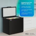 Ver imagem 4 de Freezer e Conservador Horizontal Hq 260 Litros Preto Hq-260CFHL
