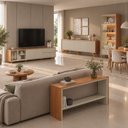 Ver imagem 1 de Conjunto Ambiente Premium Off White/Naturalle Mavaular