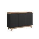 Ver imagem 1 de Balcão Buffet 3 Portas 150cm John - Preto