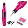 Kit Lixadeira Rotativa para Unhas Multi Velocidades Rosa - 4
